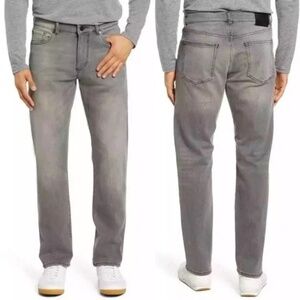 DL1961 Men’s Avery Modern Straight Jeans Grey Denim